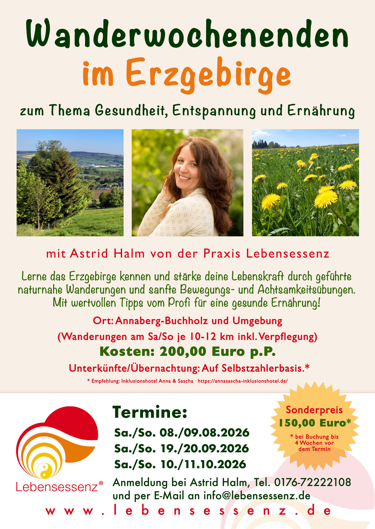 Flyer Wanderwochenende